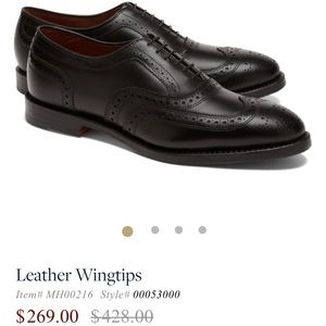 Brooks Brothers Leather Wingtips